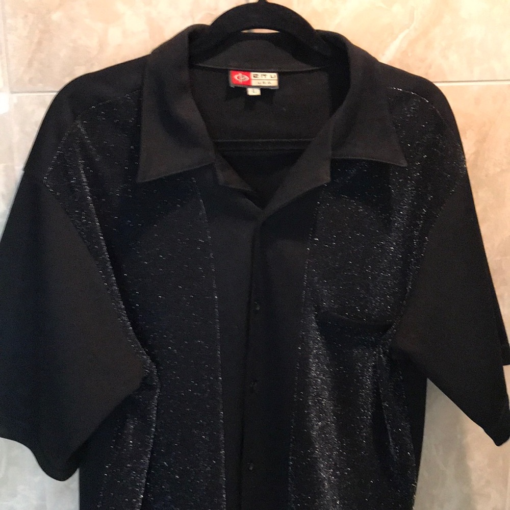 Rayon short sleeve dress shirt
